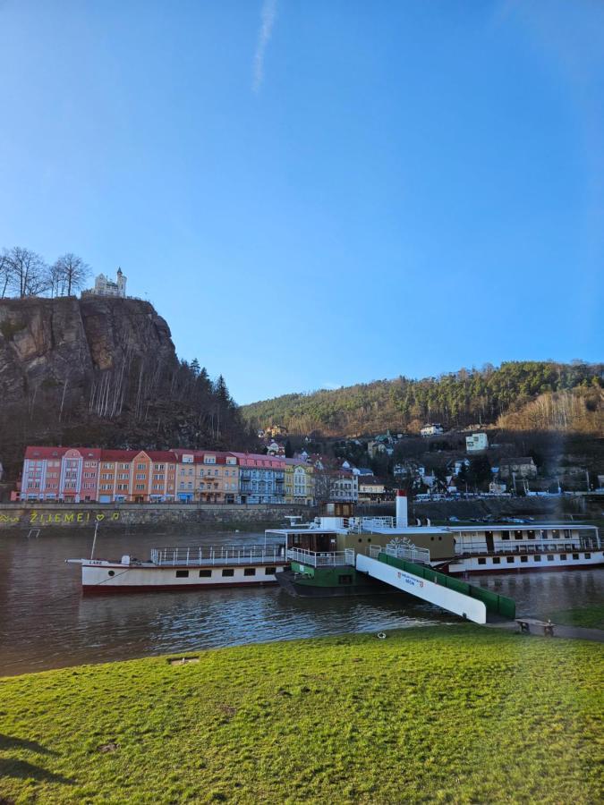 Apartman U Labe Decin Exteriér fotografie